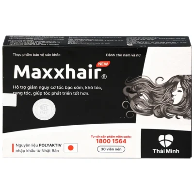 Maxxhair New Thái Minh 3 vỉ x 10 viên - Hỗ trợ mọc tóc