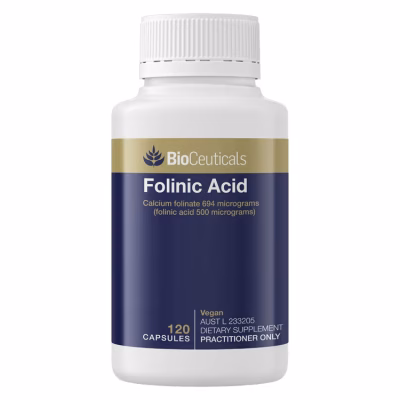 Folinic Acid 120 Capsules BioCeuticals