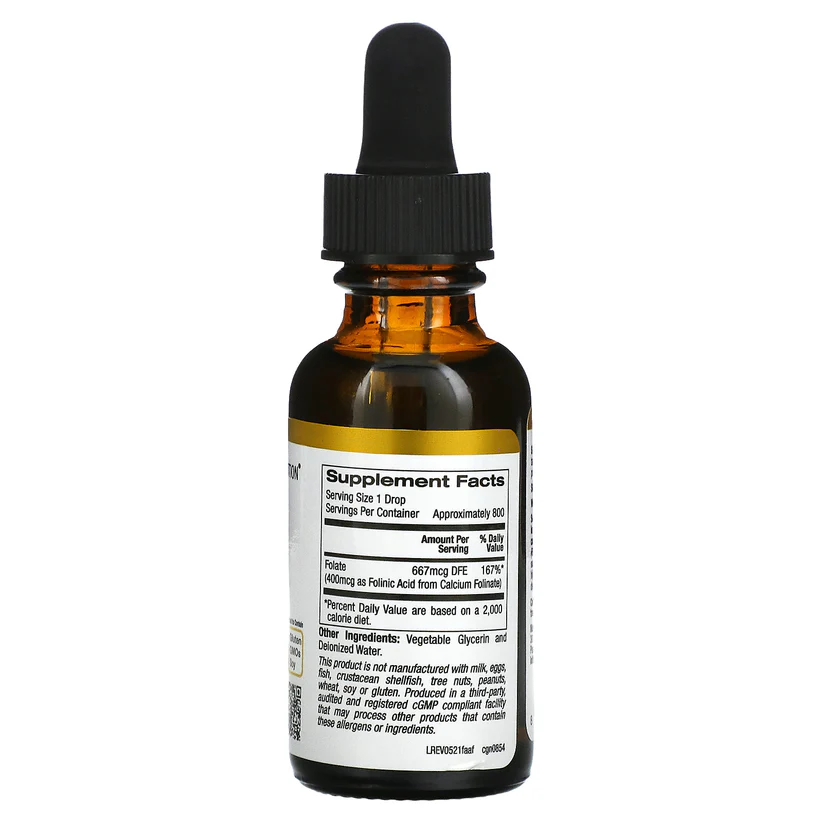 Folinic Acid 30ml California Gold Nutrition