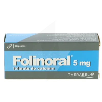 Folinoral 5mg Folinate Calcium (Folinic Acid) TheRaBel 28 viên