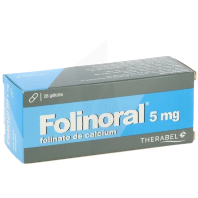 Folinoral 5mg Folinate Calcium (Folinic Acid) TheRaBel 28 viên