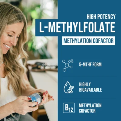 L-MethylFolate 15mg 5-MTHF Plus Methyl B12 Triquetra 60 viên