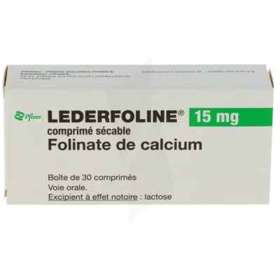 LederFoline 15mg Folinate Calcium (Folinic Acid) Pfizer 30 viên