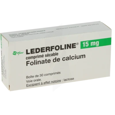 LederFoline 15mg Folinate Calcium (Folinic Acid) Pfizer 30 viên