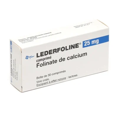 LederFoline 25mg Folinate Calcium (Folinic Acid) Pfizer 30 viên