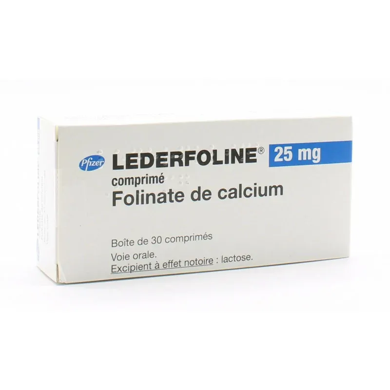 LederFoline 25mg Folinate Calcium (Folinic Acid) Pfizer 30 viên