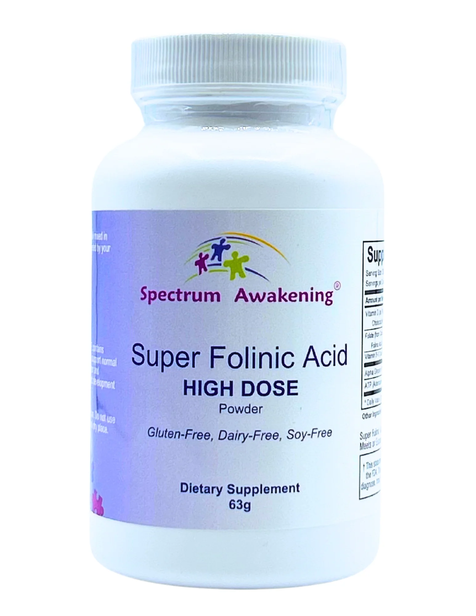 Super Folinic Acid High Dose (Leucovorin) Spectrum Awakening 63g Powder