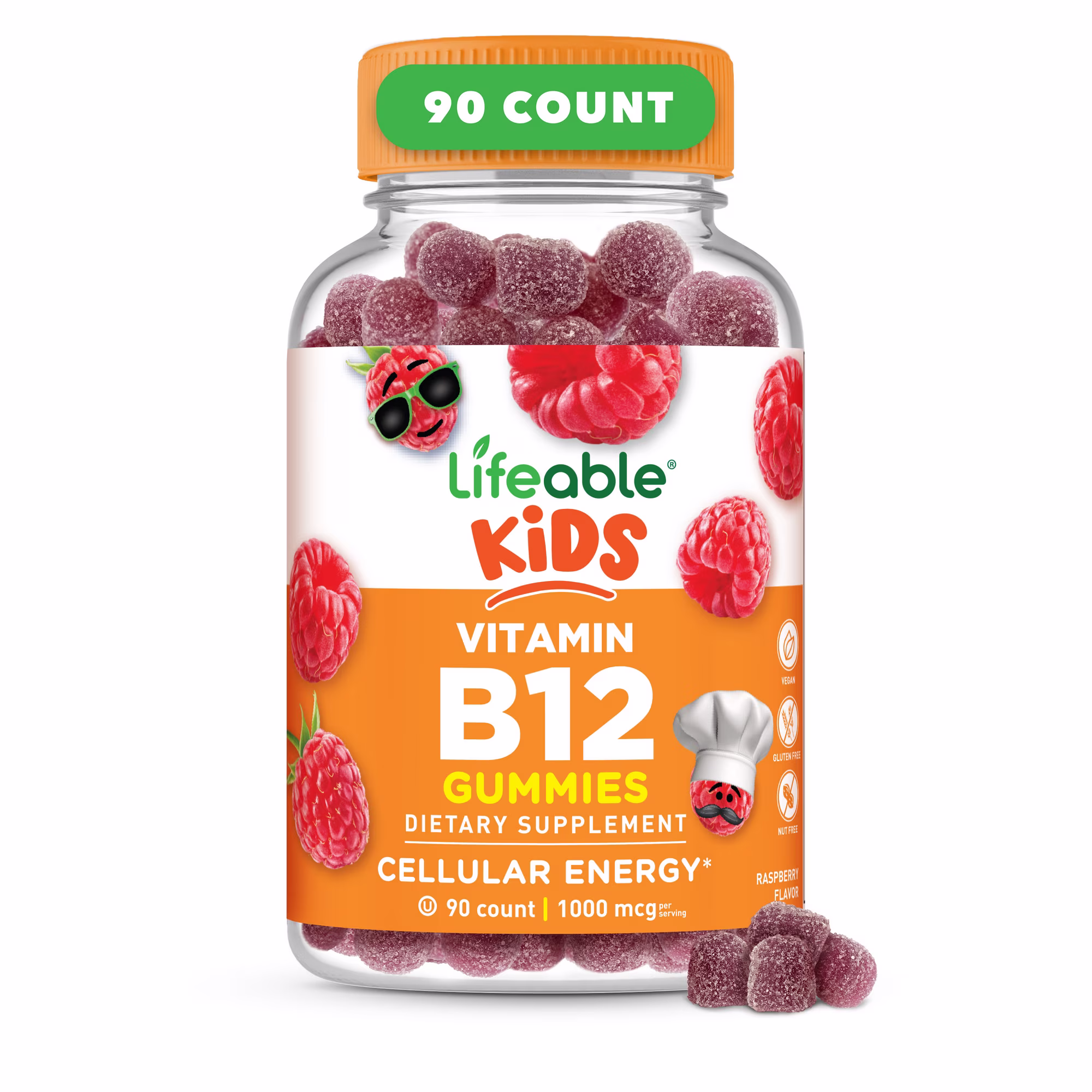 Vitamin B12 Gummies Lifeable Kids 1000mcg 90 viên