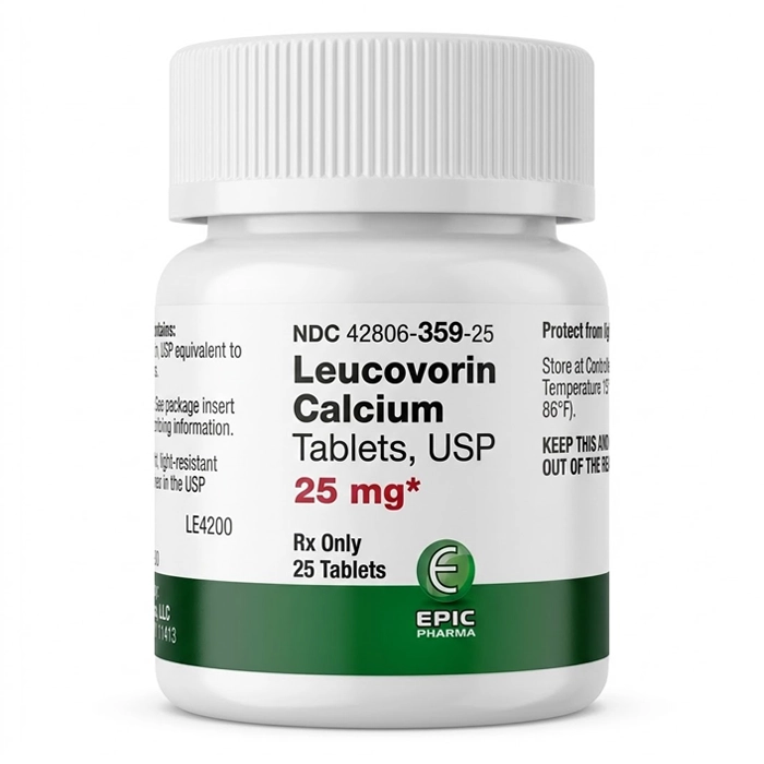 Leucovorin Calcium 25mg Epic Pharma 25 viên Leucovorin Calcium 25mg Epic Pharma 25 viên