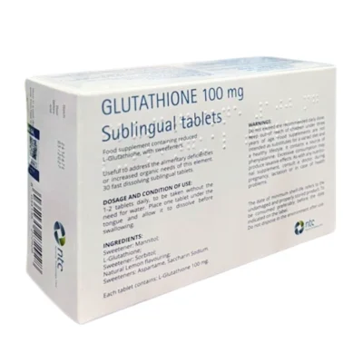 Glutathione 100mg Sublingual Tablets 30 viên
