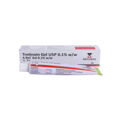 A-Ret Tretinoin USP 0.1% tuýp 20g - Gel bôi trị mụn