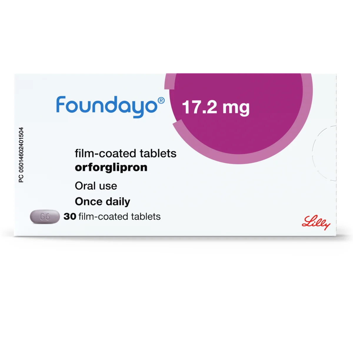 Foundayo 17.2mg 30 viên Orforglipron GLP-1 - Hỗ trợ kiểm soát cân nặng Foundayo 17.2mg 30 viên Orforglipron GLP-1 - Hỗ trợ kiểm soát cân nặng
