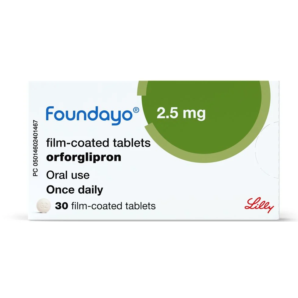 Foundayo 2.5mg 30 viên Orforglipron GLP-1 - Hỗ trợ kiểm soát cân nặng Foundayo 2.5mg 30 viên Orforglipron GLP-1 - Hỗ trợ kiểm soát cân nặng