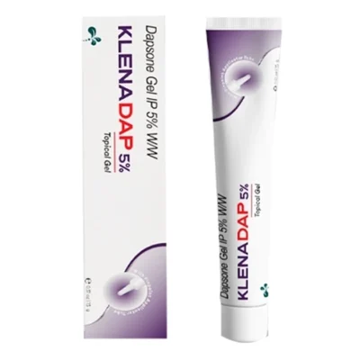 Klenadap 5% Dapsone Gel 15g - Gel trị mụn trứng cá